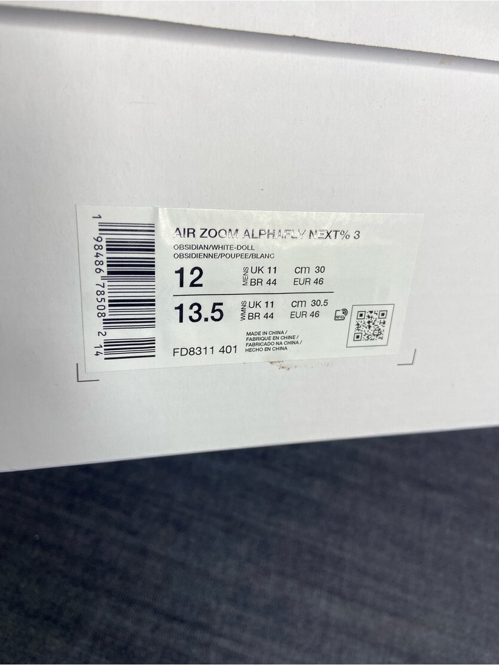 Men-12!! Nike Air Zoom Alphafly Next %3 - Picture 17 of 17
